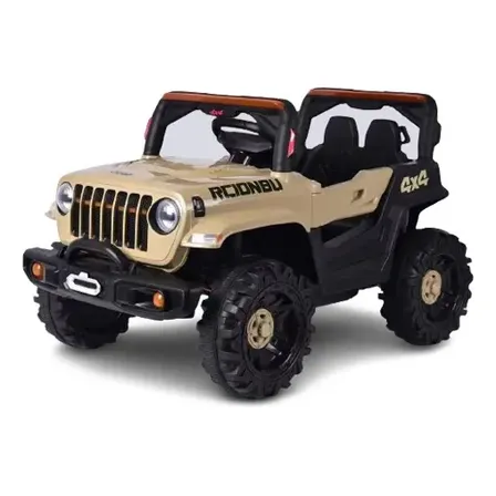 Jeep eléctrico 12V con Control Remoto y Luces para Niños 1-4 Años