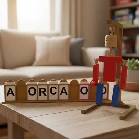 Juego Del Ahorcado De Mesa Educativo Didáctico 3d