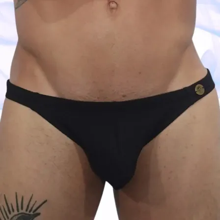Sunga Piscina Solárium Bikini Hombre Fobos Uv50  Vidaenmarte Black Texturado 3d M