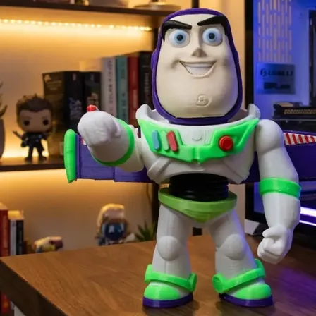 Muñeco Buzz Lightyear Astronauta Articulado Chetitos Malos Toy Plástico 3 Puntos Articulación