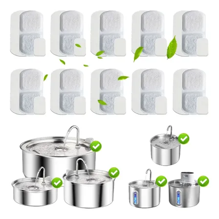 Filtros Repuesto Fuente Para Gato Carbón X10 10sets Filters
