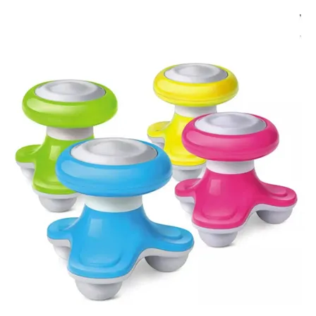 Mini Masajeador Tripode A Pilas O Usb Relajante Antiestres