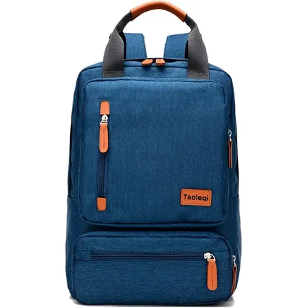 Mochila Urbana Impermeable Reforzada Bolsillos Levys Bazar Laptop Unisex Azul Marino