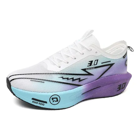 Zapatillas Running Con Placa De Carbono Respirables Livianas Unisex