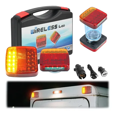 Kit Luces Led Inalambricas Para Trailer Remolque