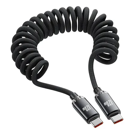 Cable Usb Tipo C De Carga Rápida De 2 M, Cargador De Coche, Cable De Sincronización De Datos