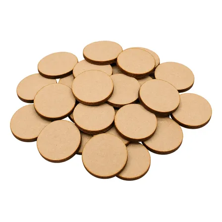 Círculos Lisos Fibrofacil Mdf 2cm Corte Laser X 100 Unidades