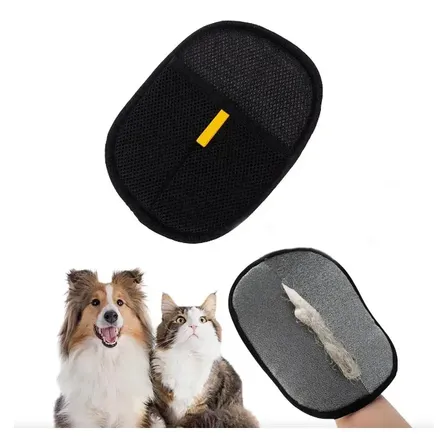 Guante Saca Pelusas Y Pelos De Perro/gato Para Ropa Sillón Gris