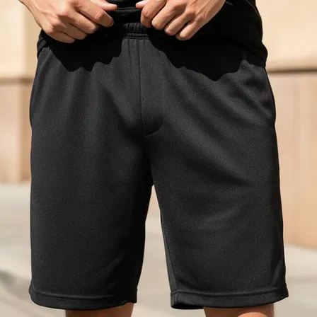 Pack X2 Shorts Bermudas Algodón Rústico Tenaz & Co Hombre Negro/crudo/gris Melange Liso Xl
