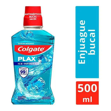 Enjuague Bucal Colgate Plax Ice Infinity 500ml