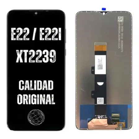 Modulo Pantalla Para Moto E22 / E22i Xt2239 Display Touch Negro
