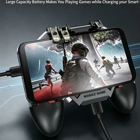 Joystick Gamer Para Celular Con Cooler Batería