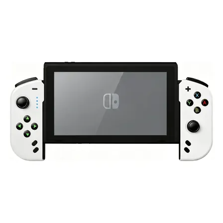 Joystick Inalámbrico Tipo Joypad Para Nintendo Blanco