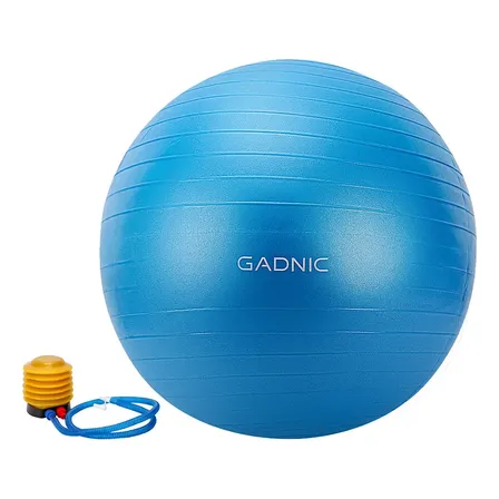 Pelota Yoga Esferodinamia Gadnic GYM0092X de 60 cm Color azul + Inflador