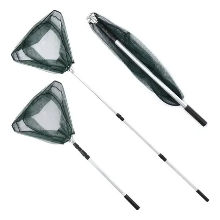 Red Copo De Pesca Plegable Gadnic Triangulo Mango Extensible Unico
