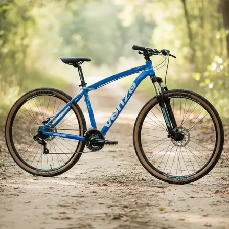 Bicicleta Venzo Loki 2026 Rodado 29 Frenos A Disco Mecánico Azul/celeste L
