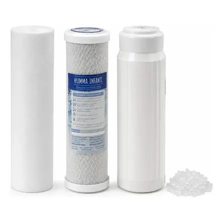 Kit Repuesto Para Filtro 3 Etapas Antisarro Ablandador Polifosfato