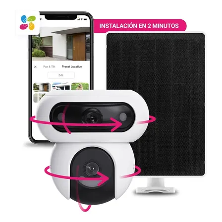 Cámara De Seguridad Domo Wifi Hb90X Blanco 2k+ Panel Ezviz