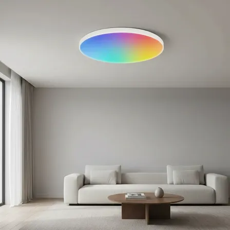 Plafón Led Rgb 30cm 24w Control Remoto 24w White