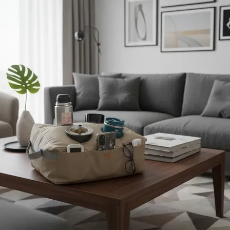 Almohadón Matero Premium Rectangular 40x30 Cm Bendita Home Beige Liso