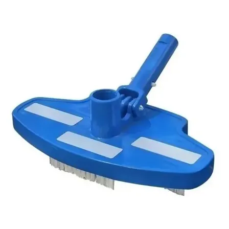 Limpiafondo Vulcano Ovalado con cepillos azul para piscinas aspiracion manual resistente