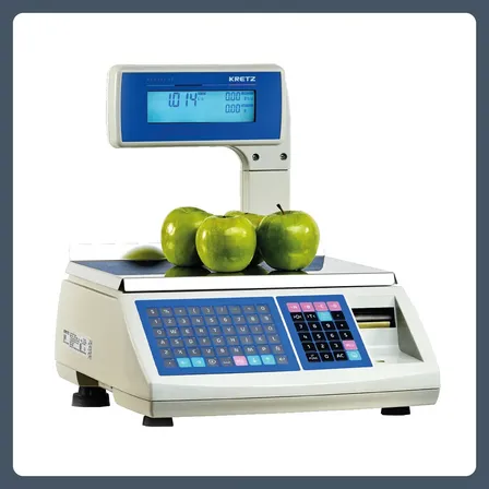 Balanza Comercial Digital Kretz Report LT 15kg Mástil LCD USB Bluetooth