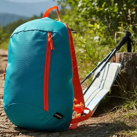 Mochila Para Running Trekking Ciclismo Super Liviana Celeste Liso