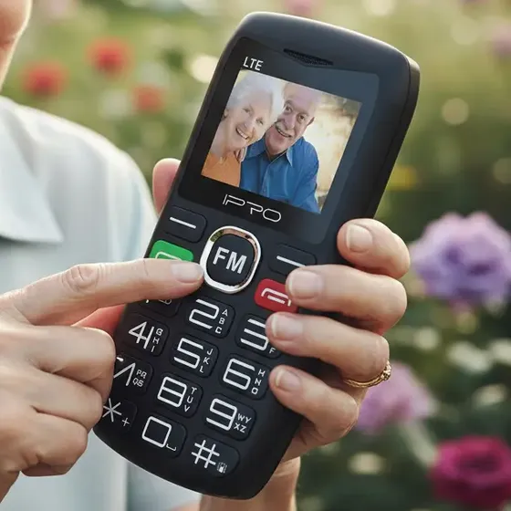 Telefono Celular P/ Gente Mayor Con Tecla Sos De Emergencia
