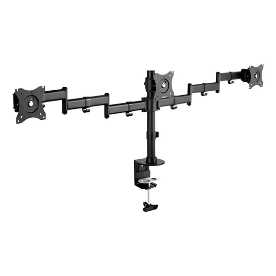 Soporte Monitor Tv Brazo Articulado Triple Negro 13  A 32