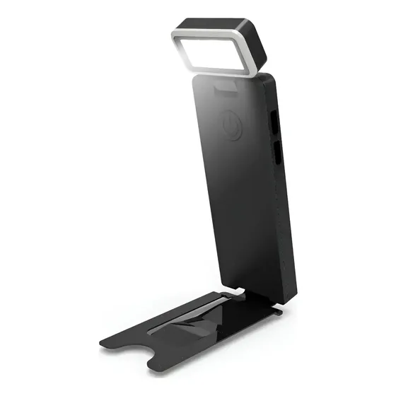 Lámpara De Lectura Libros Clip 3 Tonos Angulo Regulable Usb