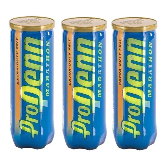 3 Tubos Pelotas Tenis Pro Penn Marathon Extra Duty Felt