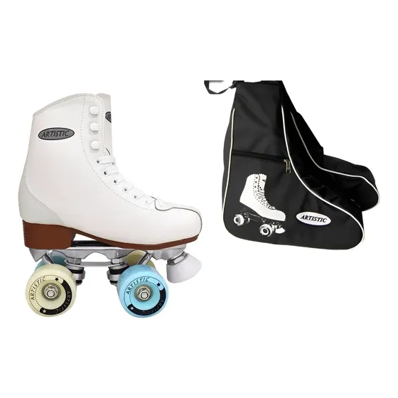 Patines Artisticos Profesional Bota100%cuero Aluminio El Rey