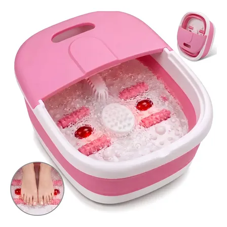 Spa De Pies Plegable Hidromasaje Calentador Masajeador 500w