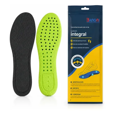 Bangni Plantilla Pu Amortigua Transpirable Fascitis Plantar