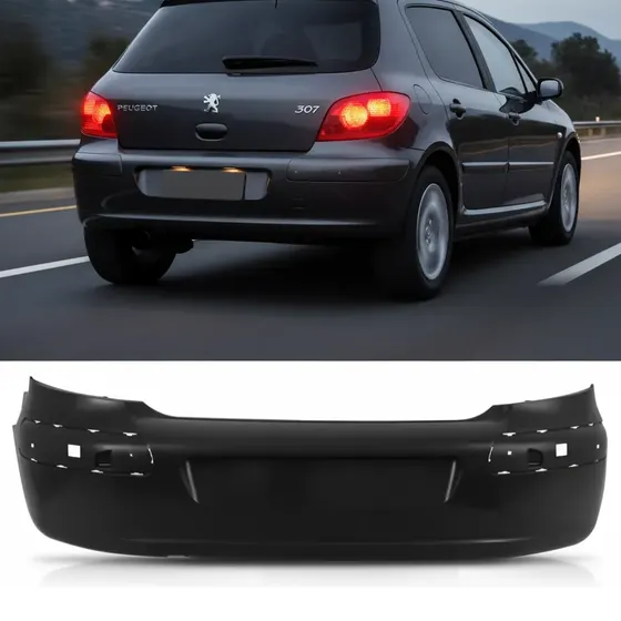 Paragolpe Trasero 307 05 06 07 08 09 10  5 Puertas Original