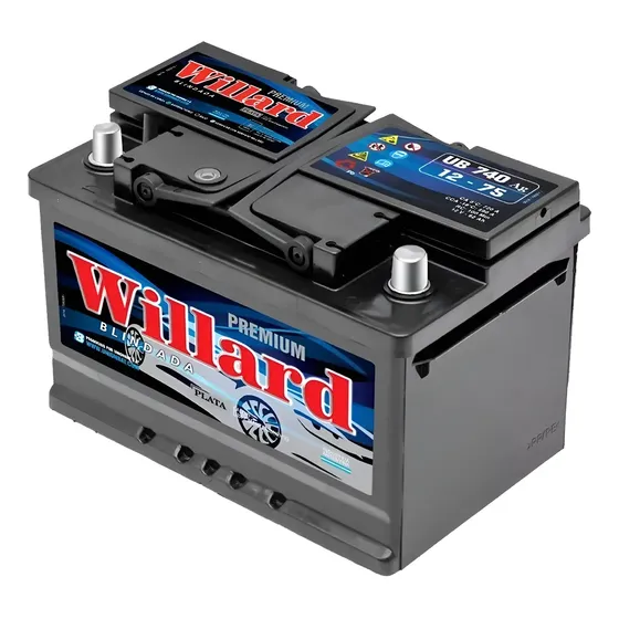 Bateria Willard 12x75 Ub740 - Instalacion Gratis A Domicilio