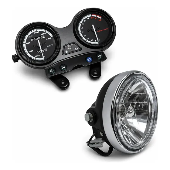 Farol Delantero + Tablero Yamaha Ybr 125 Motos Coyote