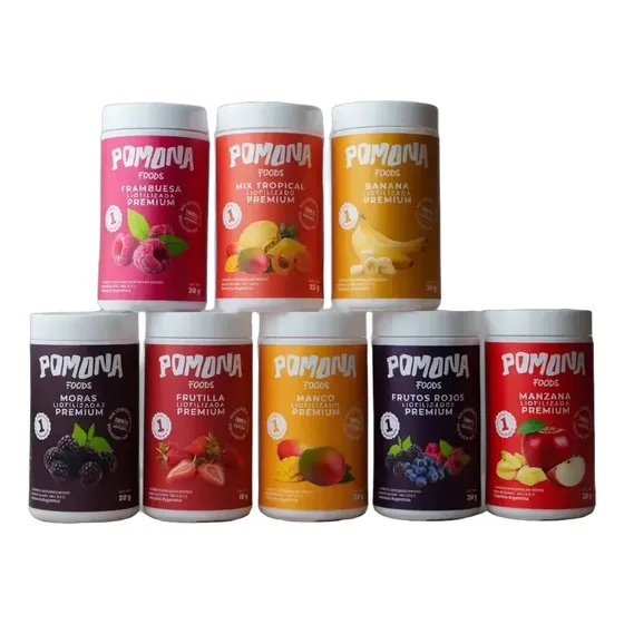 Fruta Combo Degustacion Pomona Foods Liofilizados Premium