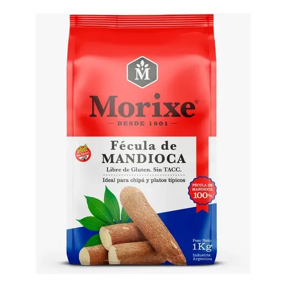 Fécula Mandioca Morixe Sin Gluten Sin Tacc X 1kg