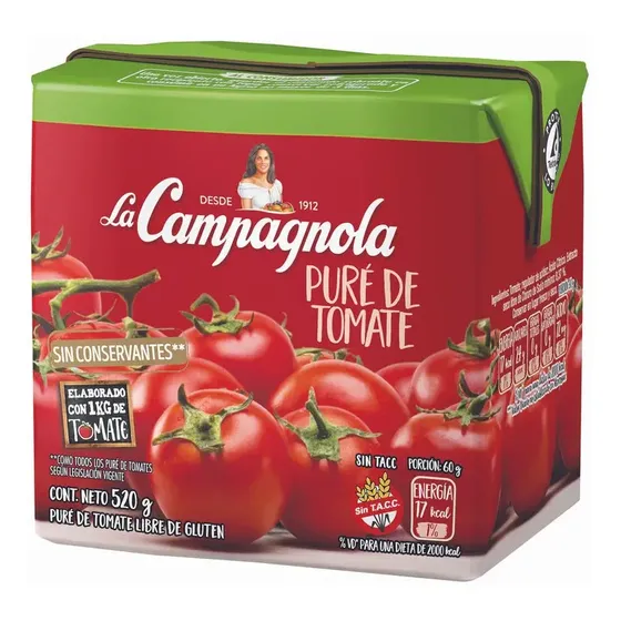 Pure De Tomate La Campagnola 530 g