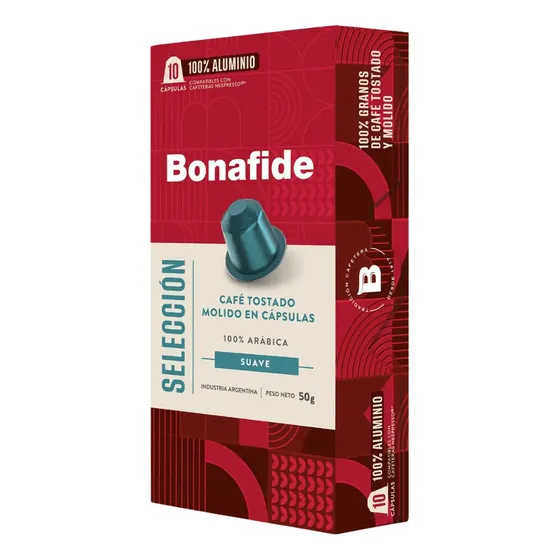 Café Bonafide Selección Capsulas - Nespresso Compatibles x10 Capsulas