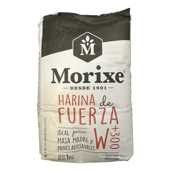 Harina De Fuerza Morixe Para Masa Madre Y Pastas X 1 Kg