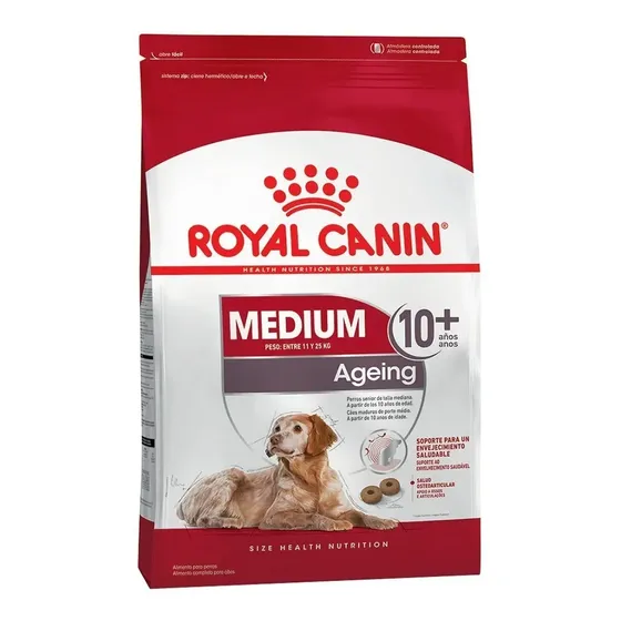 Alimento Royal Canin Size Health Nutrition Medium Ageing 10+ para perro senior de raza mediana sabor mezcla