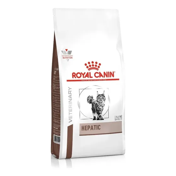 Alimento Royal Canin Veterinary Diet Feline Hepatic para gato adulto sabor mix en bolsa de 1,5 kg