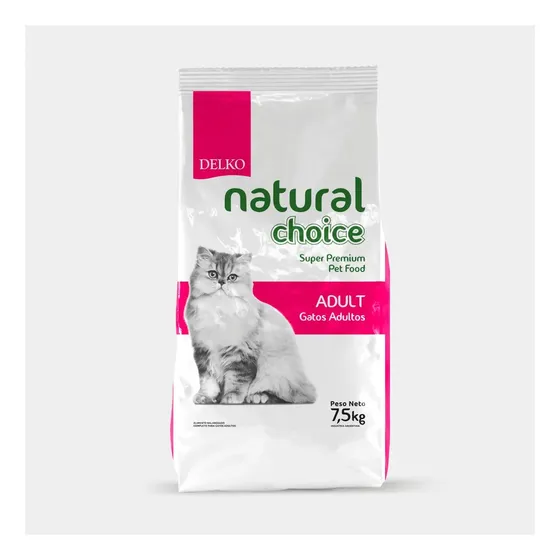 Alimento Delko Natural Choice Premium Gato Adulto 7.5 Kg