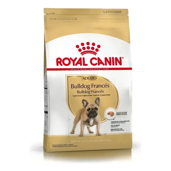 Royal Canin Breed Health Nutrition Bulldog Francés alimento para perro adulto sabor mix en bolsa de 7.5kg