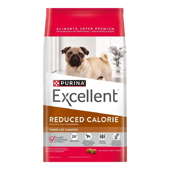Excellent Perro Reduced Calorie Todos los Tamaños x 15 kg