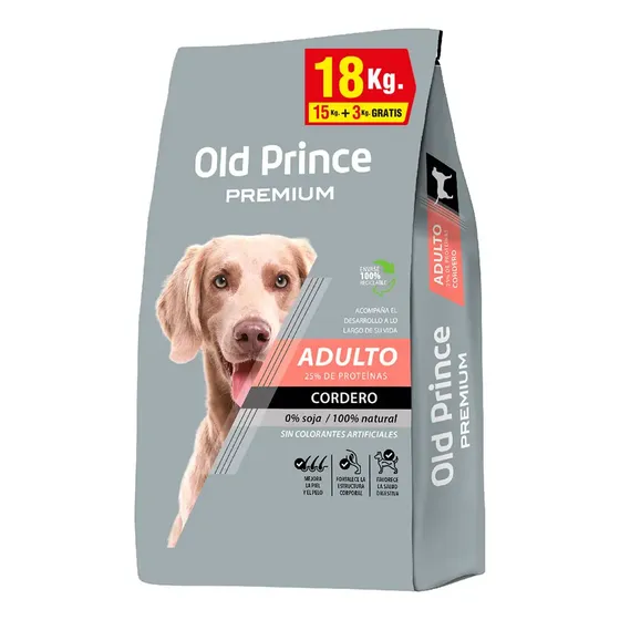 Old Prince perro Premium adultos cordero de 15+3kg