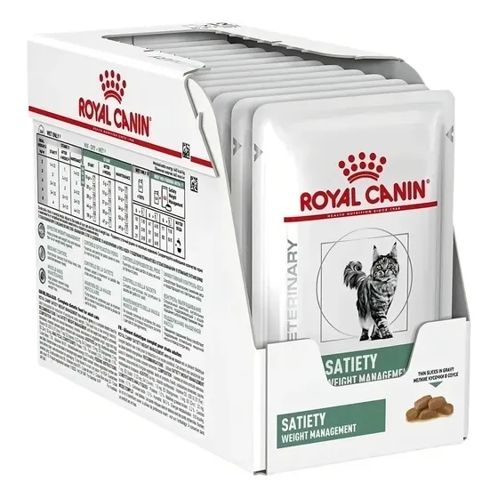 Royal Canin Feline Satiety Weight Manage Pouch 85 Gs X 12 Un