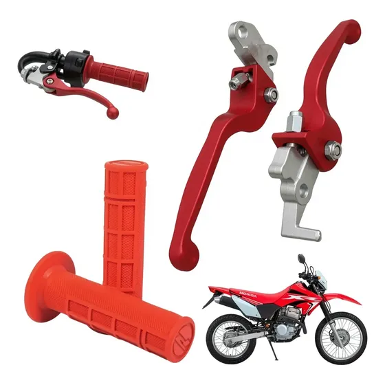Manijas Rebatibles + Puño Wirtz Tornado Xr 150 190 250 300
